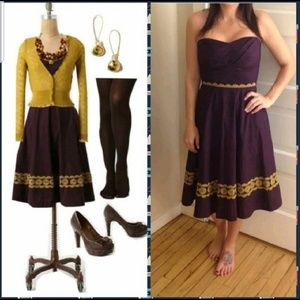 Anthropologie Girls from savoy Embroidered Dress